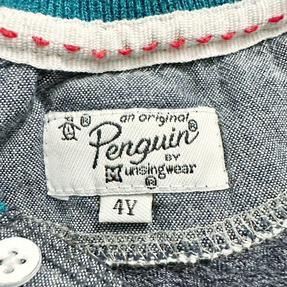 Original Penguin | Color Black Long Sleeve Hooded Tee (4) 🐧